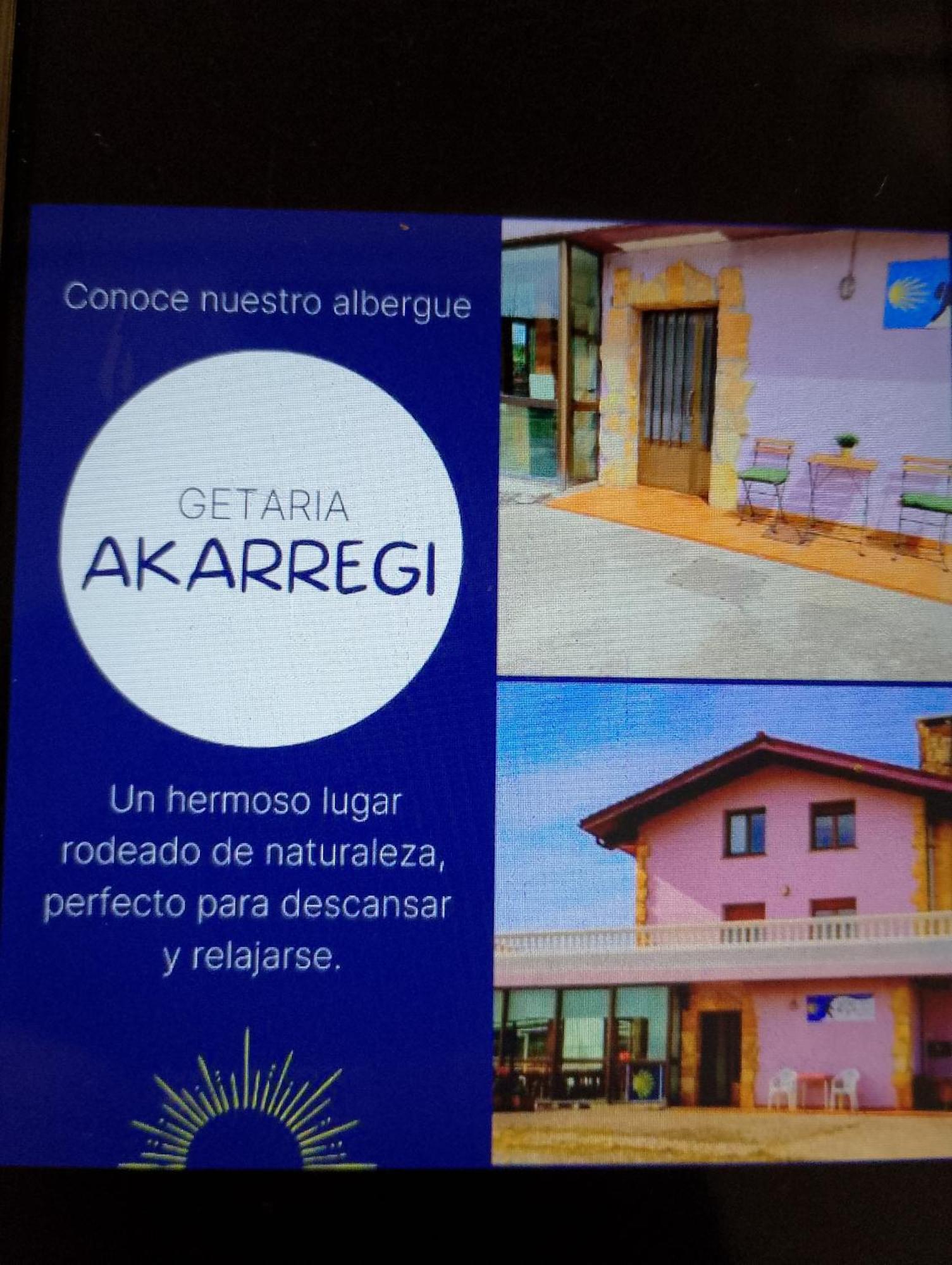 Akarregi-Kanpaia Albergue De Peregrinos Гетария Экстерьер фото